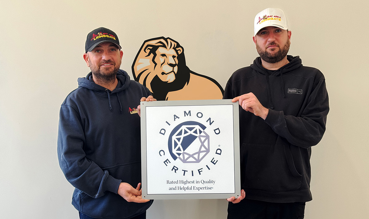 Bay Area Lions Gate is now Diamond Certified as Gates Experts