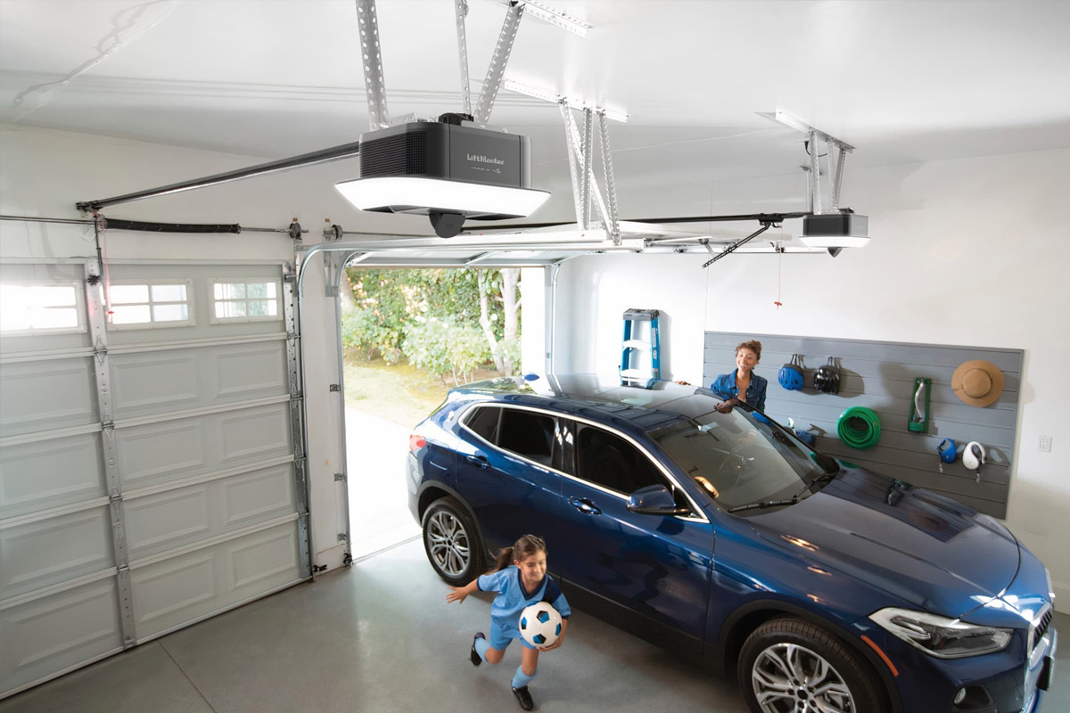 Double Garage Doors & Openers with myQ Remote Control