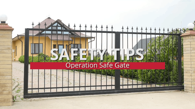 Driveway best sale safety gate