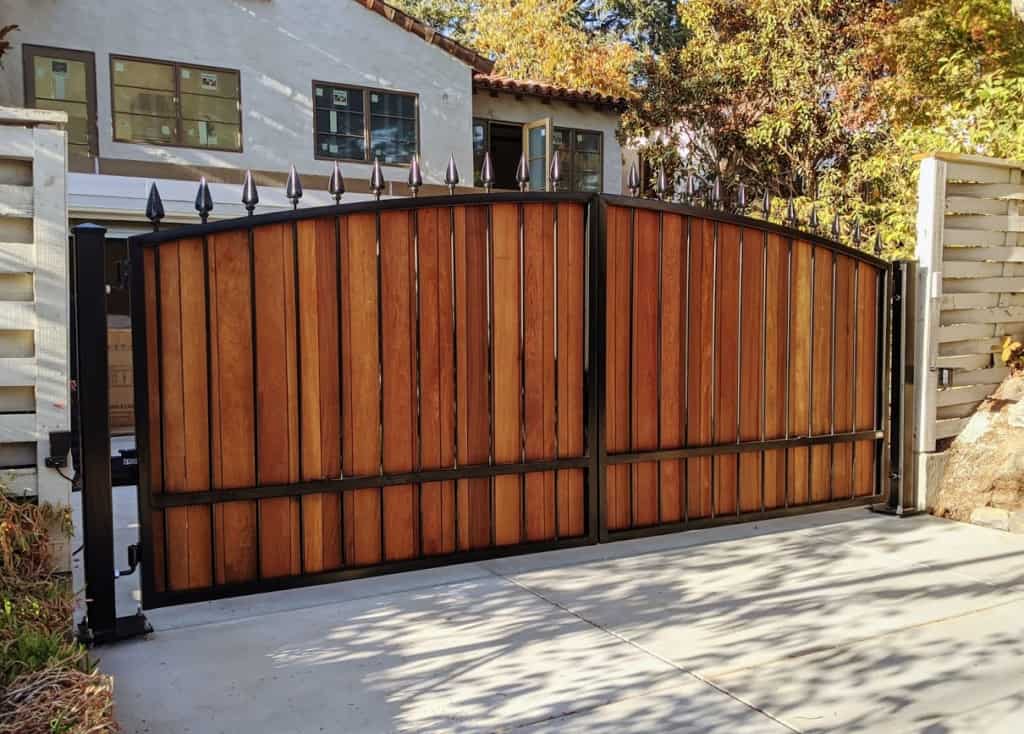 Wood & Iron Gates - Bay Area Lions Gate - Automatic Electric Gate Repair